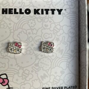Hello Kitty pierced earrings studs new
